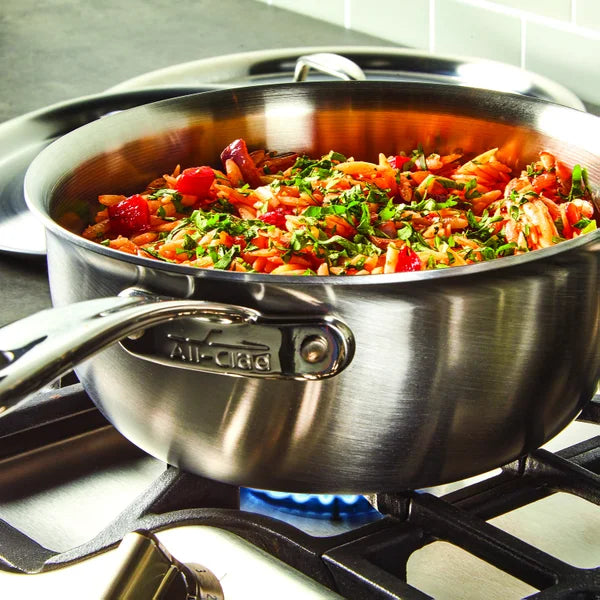 All-Clad D3 Stainless Steel Cookware Set, 12-pieces