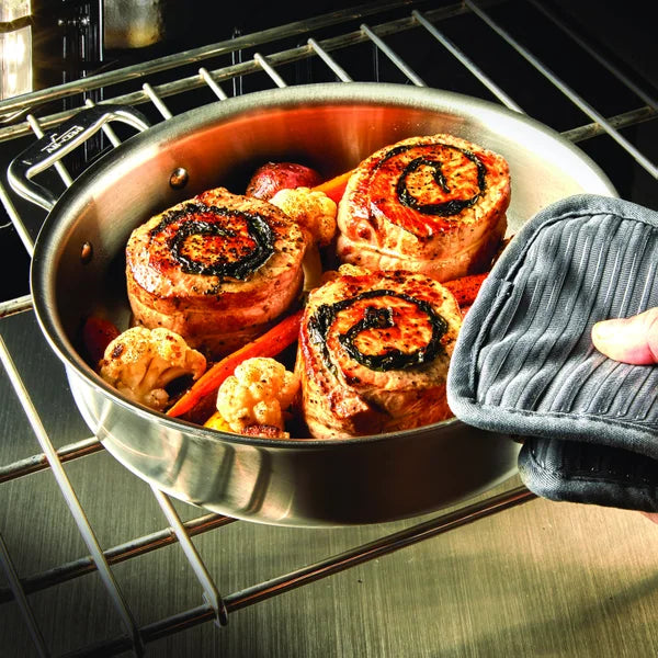 All-Clad D3 Stainless Steel Cookware Set, 12-pieces