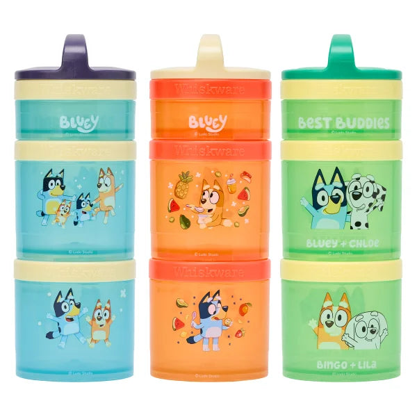Whiskware Bluey Snack Container, 3-pack