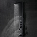 Akuaplus Amelia Pressure Balance Shower Panel with 8 Body Jets