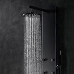 Akuaplus Amelia Pressure Balance Shower Panel with 8 Body Jets