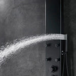 Akuaplus Amelia Pressure Balance Shower Panel with 8 Body Jets