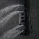 Akuaplus Amelia Pressure Balance Shower Panel with 8 Body Jets