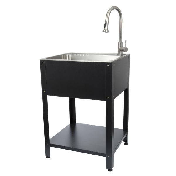 Transform 24.2 in. Freestanding Utility Sink With Faucet