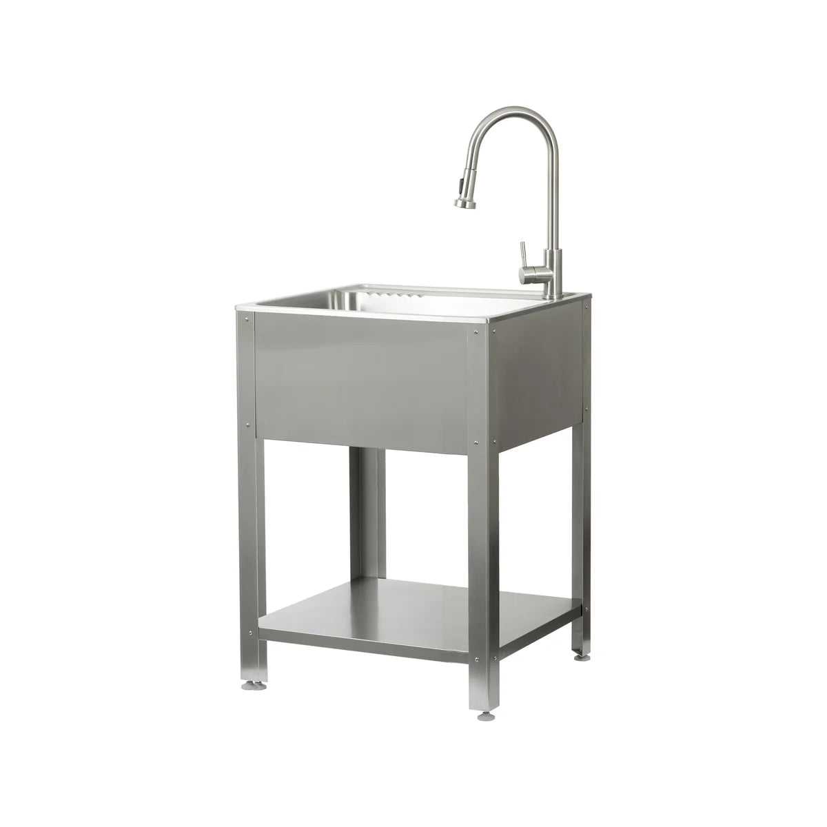 Transform 24.2 in. Freestanding Utility Sink With Faucet