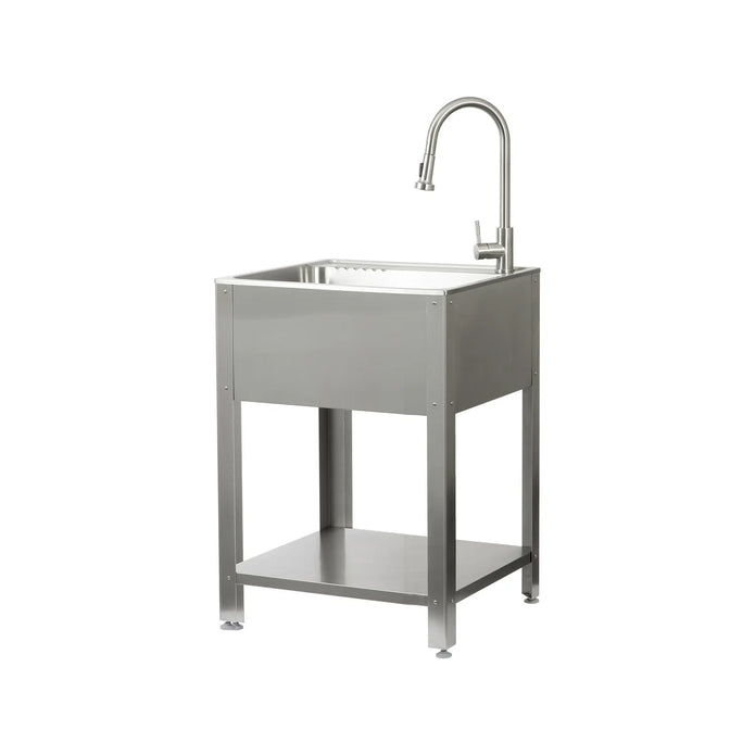 Transform 24.2 in. Freestanding Utility Sink With Faucet