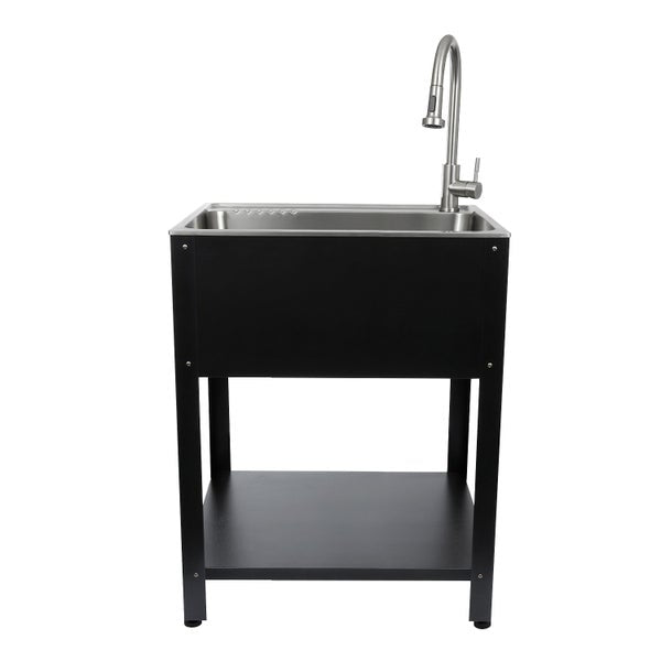 Transform 28 in. Freestanding Utility Sink with Faucet