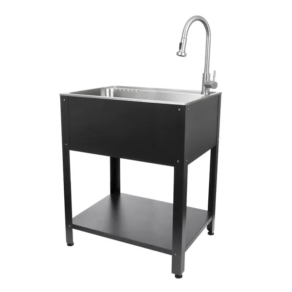Transform 28 in. Freestanding Utility Sink with Faucet