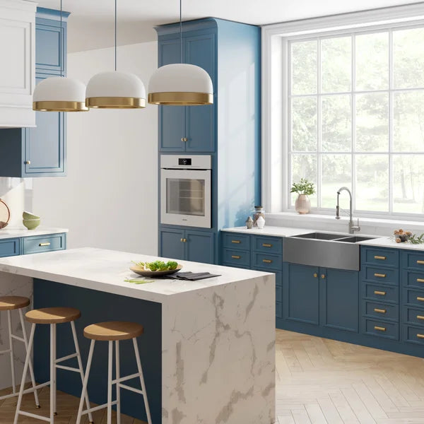 KRAUS Double Bowl 60/40 Farmhouse Stainless Steel Sink