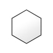 Appollo Petra 71 cm (28 in.) Hexagonal Metal Framed Mirror