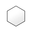 Appollo Petra 71 cm (28 in.) Hexagonal Metal Framed Mirror