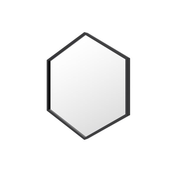 Appollo Petra 71 cm (28 in.) Hexagonal Metal Framed Mirror