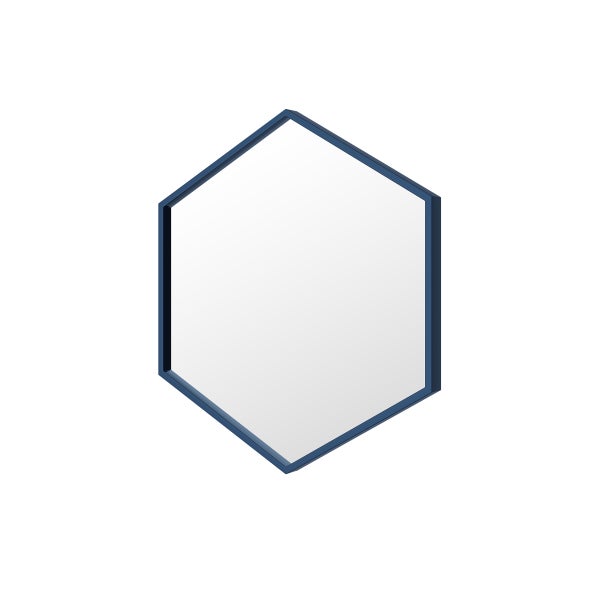 Appollo Petra 71 cm (28 in.) Hexagonal Metal Framed Mirror