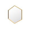 Appollo Petra 71 cm (28 in.) Hexagonal Metal Framed Mirror