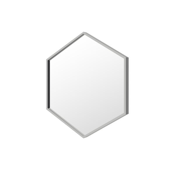 Appollo Petra 71 cm (28 in.) Hexagonal Metal Framed Mirror