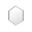 Appollo Petra 71 cm (28 in.) Hexagonal Metal Framed Mirror