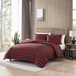 Eddie Bauer Home - Mountain Plaid Scarlet Comforter Set