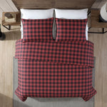 Eddie Bauer Home - Mountain Plaid Scarlet Comforter Set