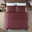 Eddie Bauer Home - Mountain Plaid Scarlet Comforter Set