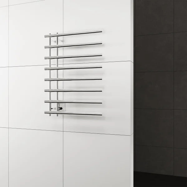 Paris Mirror Leto 8 Bar Heated Towel Warmer