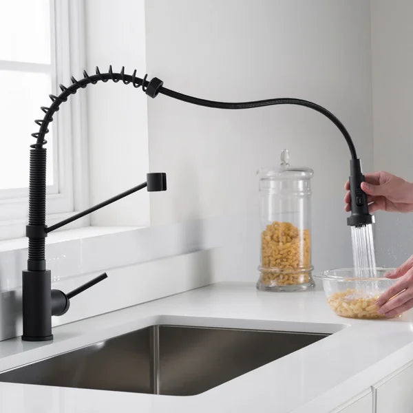 KRAUS Bolden 18-in Pull-down Faucet with Soap Dispenser