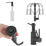 KRAUS Bolden 18-in Pull-down Faucet with Soap Dispenser