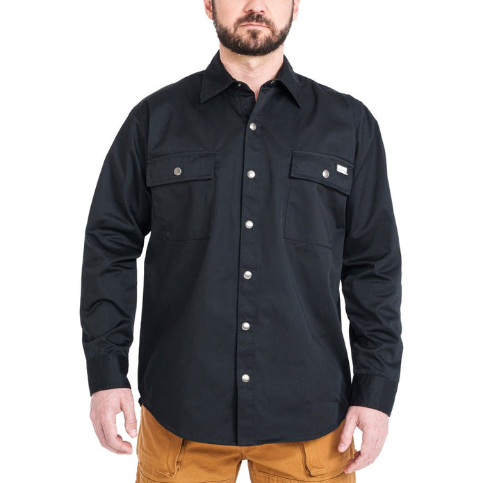 Holmes Workwear Men's Twill Workshirt - Black
