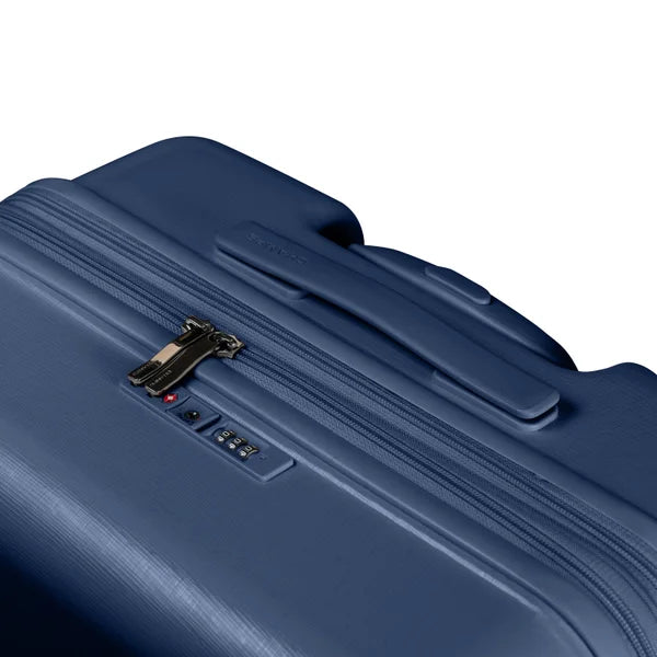 Champs Linen 3-piece Expandable Hardside Luggage Set