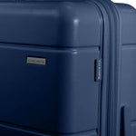 Champs Linen 3-piece Expandable Hardside Luggage Set