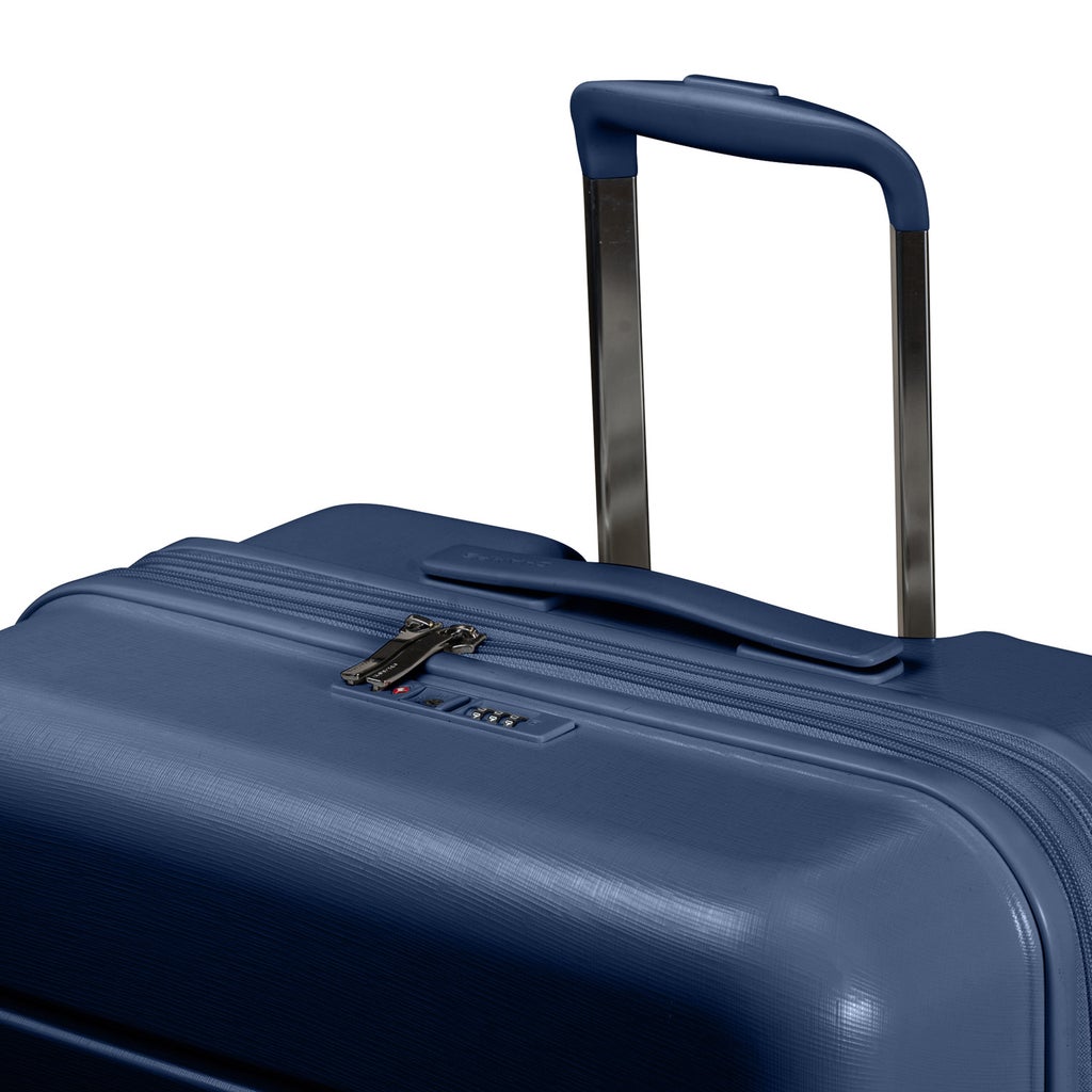 Champs Linen 3-piece Expandable Hardside Luggage Set