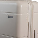 Champs Linen 3-piece Expandable Hardside Luggage Set