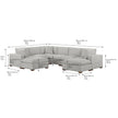 Thomasville Lowell 8-piece Fabric Modular Sectional