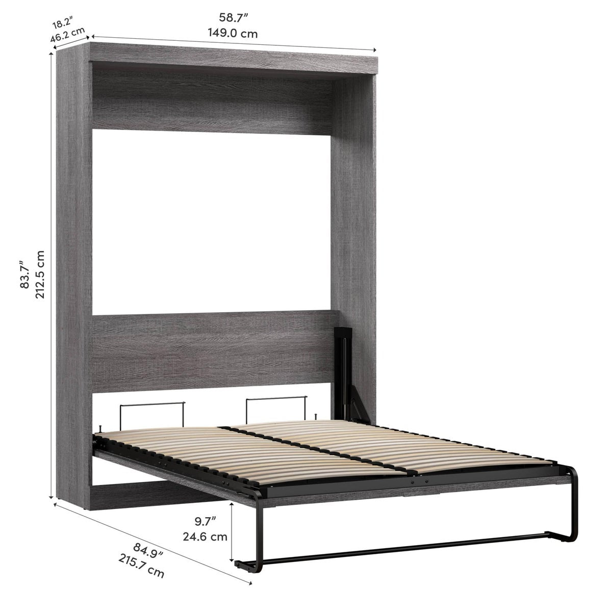Bestar Boutique Double Wall Bed