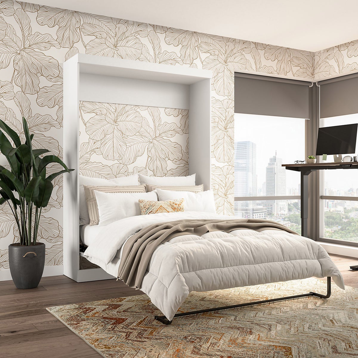 Bestar Boutique Double Wall Bed