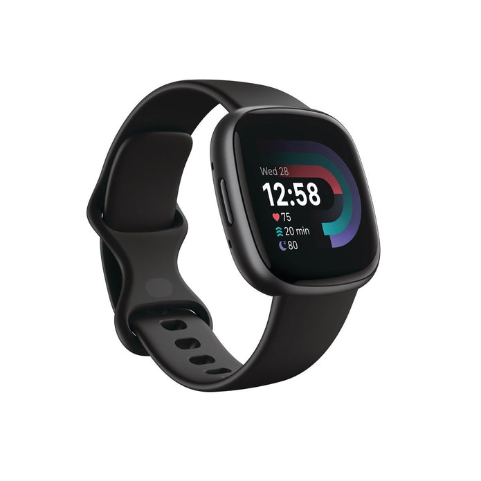Google Fitbit Versa 4 Smartwatch GPS with two charging cables