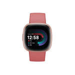 Google Fitbit Versa 4 Smartwatch GPS with two charging cables