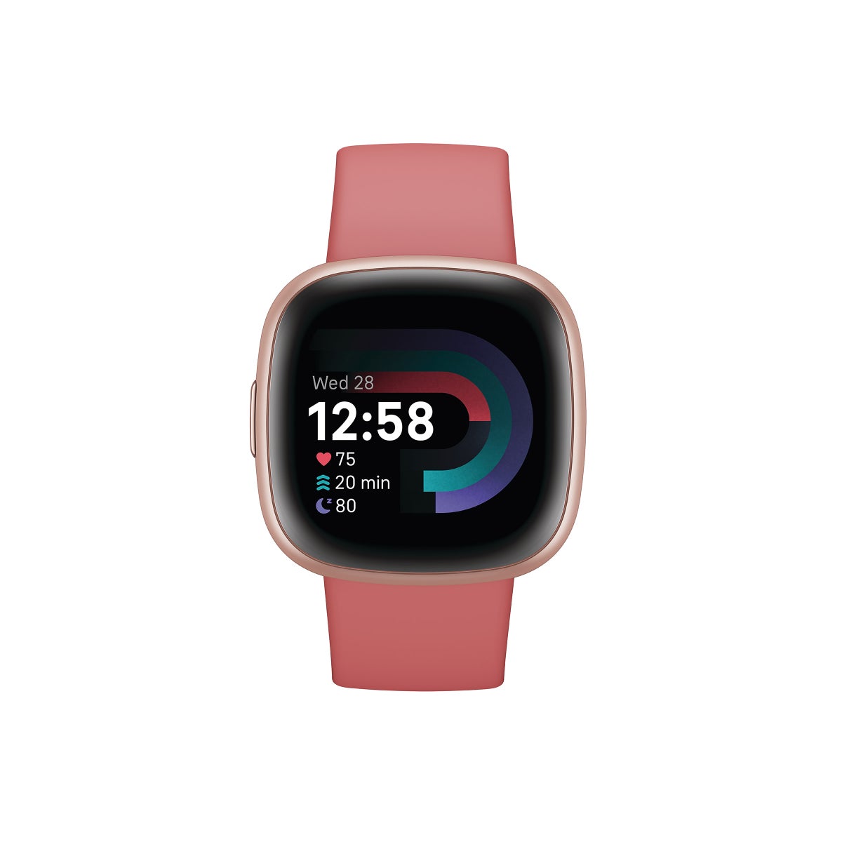 Google Fitbit Versa 4 Smartwatch GPS with two charging cables