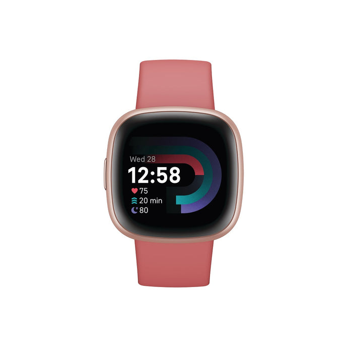 Google Fitbit Versa 4 Smartwatch GPS with two charging cables