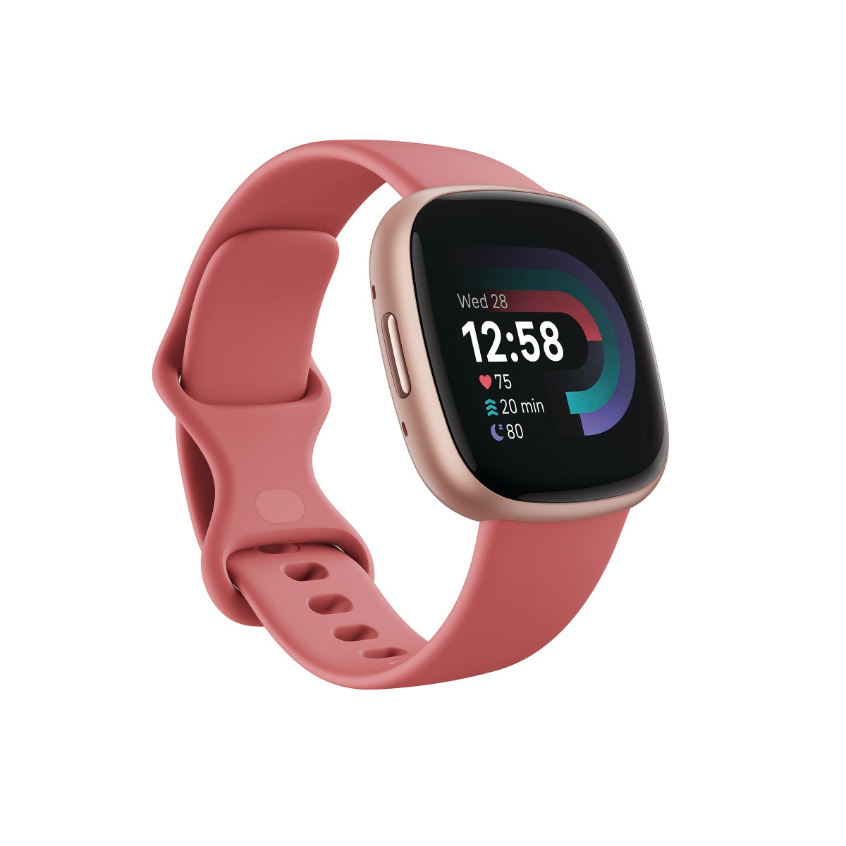 Google Fitbit Versa 4 Smartwatch GPS with two charging cables