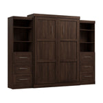 Bestar Boutique Queen Wall Bed 3-piece Set with Drawers and Shelving