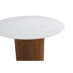 Troy Solid Quartz Round Dining Table