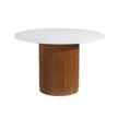 Troy Solid Quartz Round Dining Table