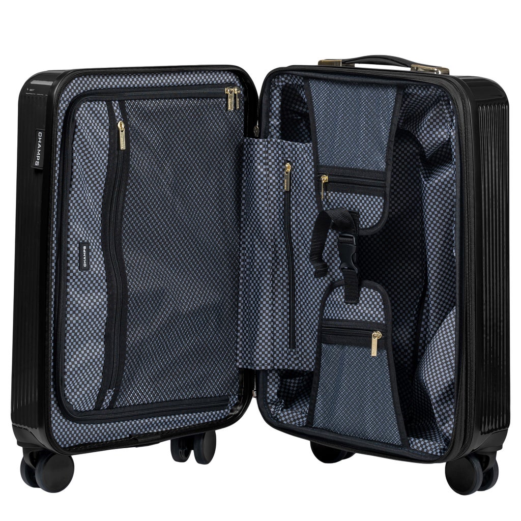 Champs Luxe 3-piece Expandable Hardside Luggage Set