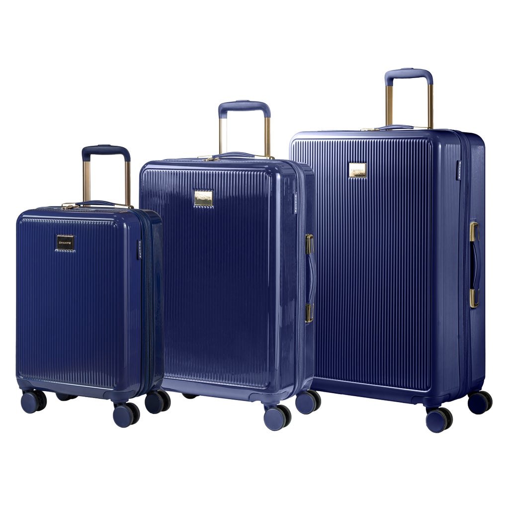 Champs Luxe 3-piece Expandable Hardside Luggage Set - Blue