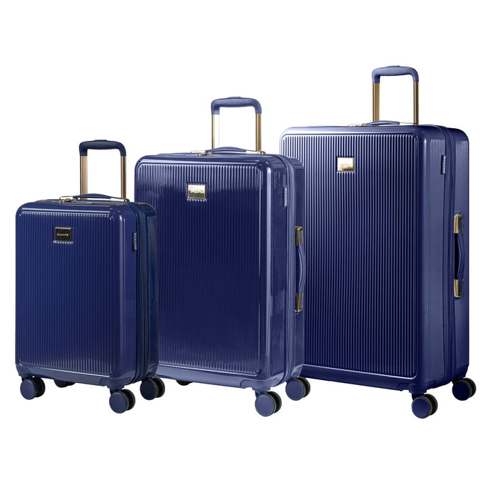 Champs Luxe 3-piece Expandable Hardside Luggage Set - Blue