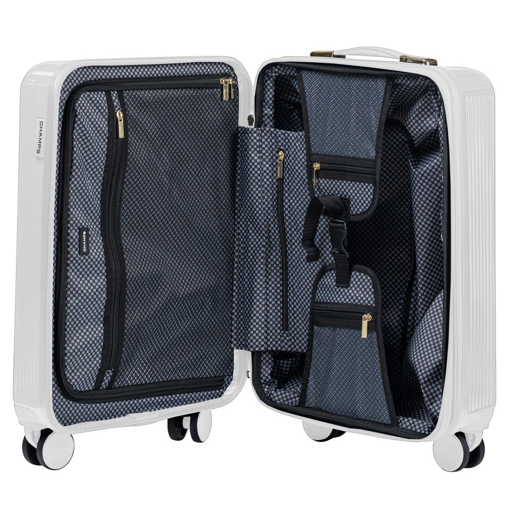 Champs Luxe 3-piece Expandable Hardside Luggage Set