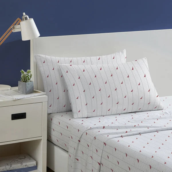 Nautica - Cotton Percale Sheet Set