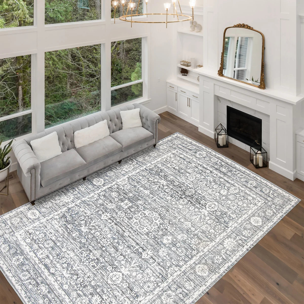 ECARPETGALLERY Invista Collection Paris Indoor Area Rug