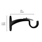Versailles Lexington Barrel Curtain Rod Set