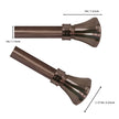 Versailles Lexington Flare Curtain Rod Set